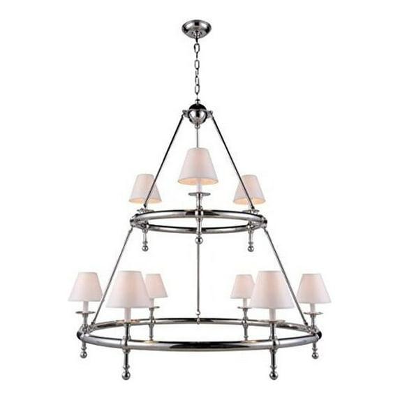 Elegant Lighting Monroe 2 - Light Pendant in  Black