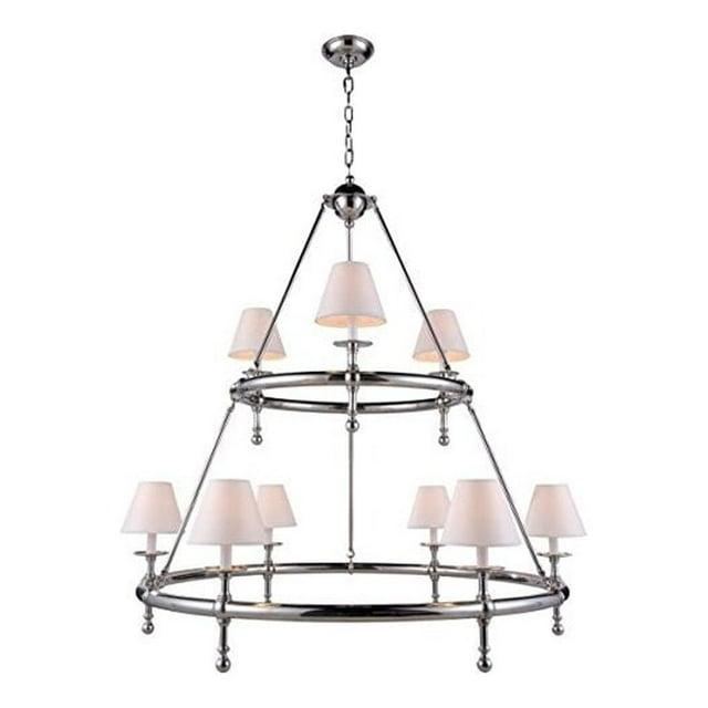 Elegant Lighting Monroe 2 - Light Pendant in  Black