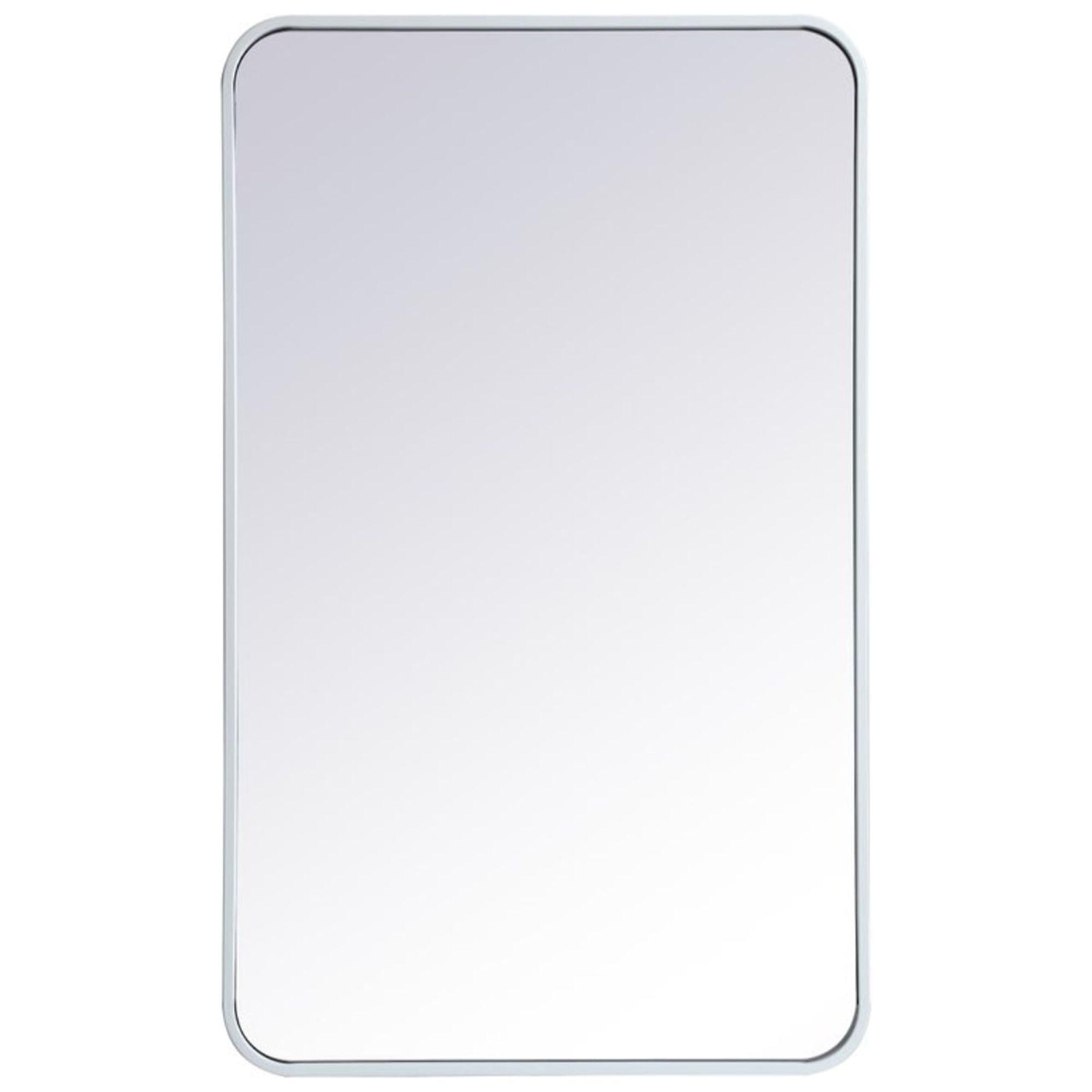 Elegant Lighting Mr802236 Evermore 36" X 22" Rectangular Metal Framed Accent Mirror -