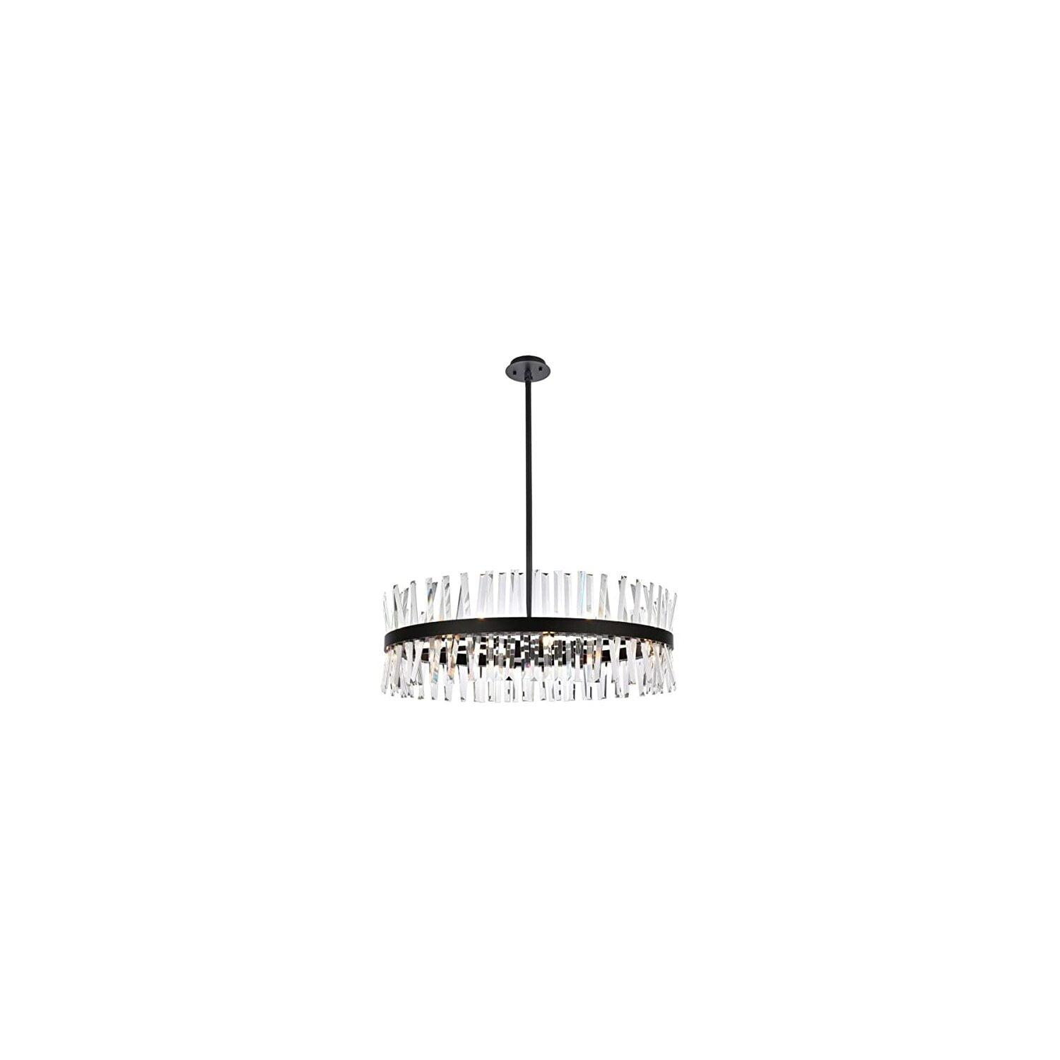 Elegant Lighting Serephina 16 - Light Chandelier in  Black