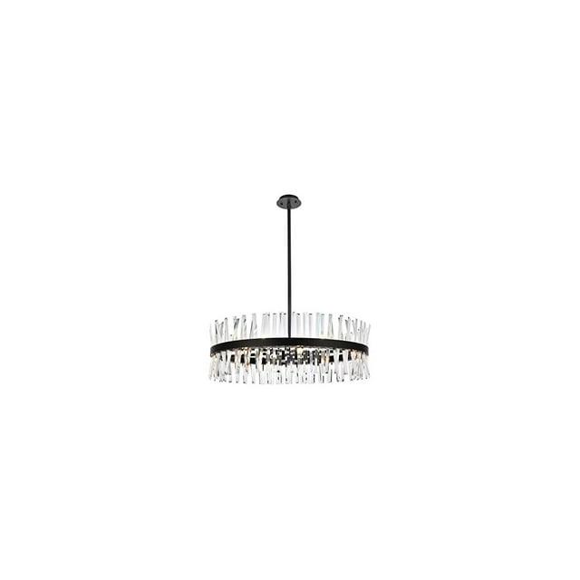 Elegant Lighting Serephina 16 - Light Chandelier in  Black