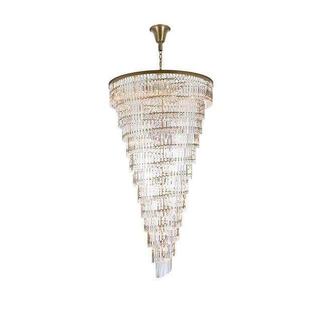 Dahlonega 58 - Light Dimmable Tiered Chandelier