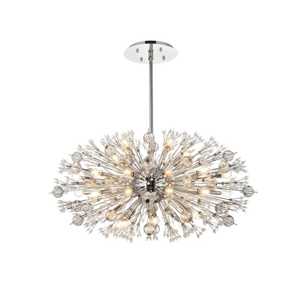 Elegant Lighting Vera 38 - Light Pendant in  Chrome