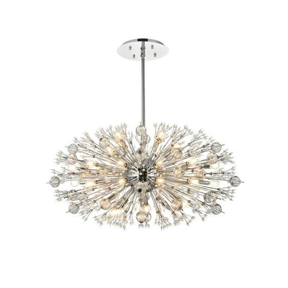 Elegant Lighting Vera 38 - Light Pendant in  Chrome