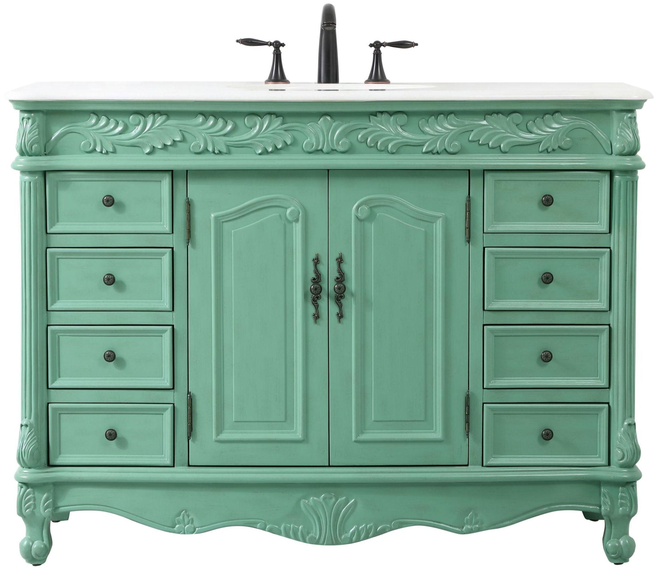 One Allium Way® Angelique 48'' Single Bathroom Vanity with Top
