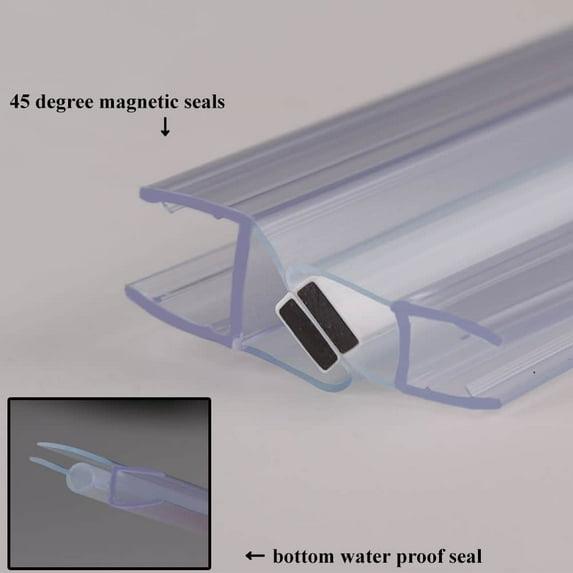 Elegant  Pivot Swing Shower Door Polished Chrome Finish Clear 36"W X 72"H Chrome Finish