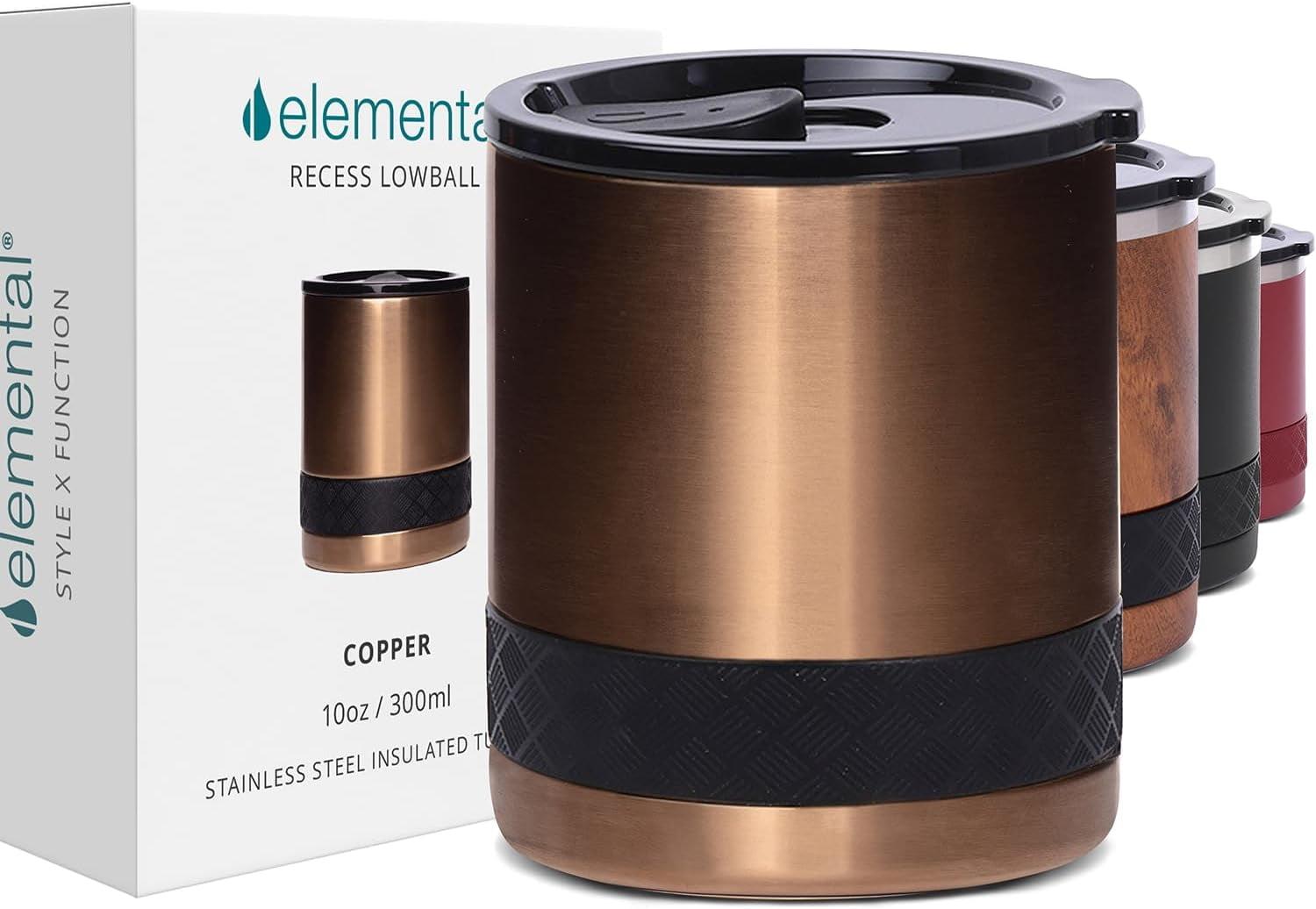 Elemental Elemental Triple Wall Insulated Stainless Steel Travel Tumbler