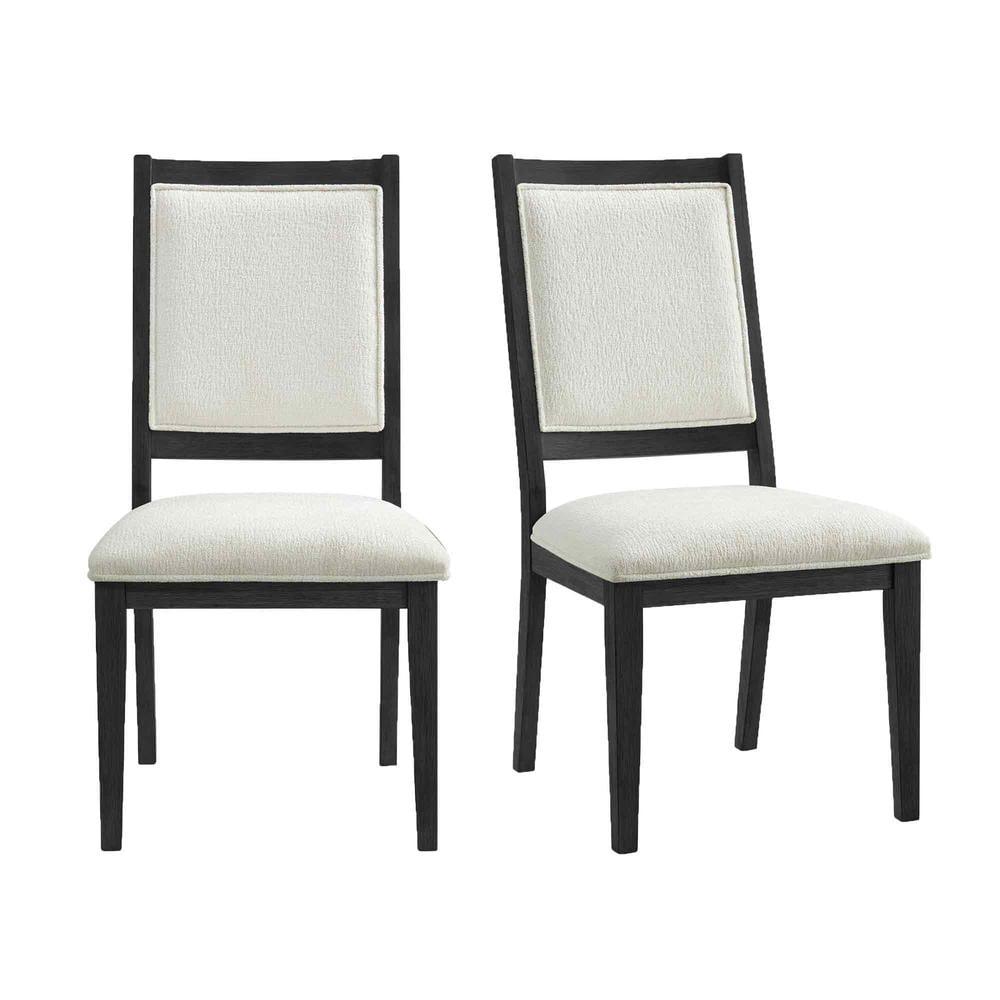 Picket House Furnishings Armes Square Back Dining Chair-Boucle Fabric (2 Per Carton)