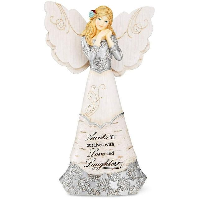 Elements Aunt Angel Figurine by Pavilion, 6-Inch, Inscription Aunts Fill Our Lives with Love and Laughter