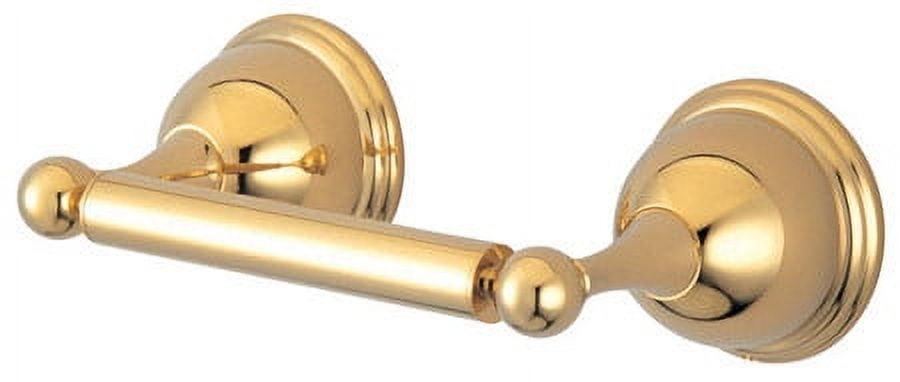 Restoration Polished Brass Wall Mounted Toilet Paper Holder