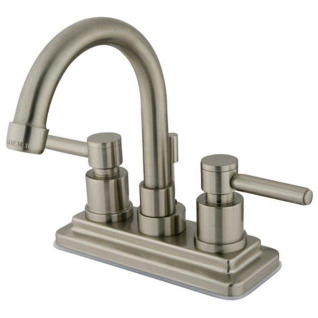 South Beach Centerset Bathroom Faucet with Drain Assembly