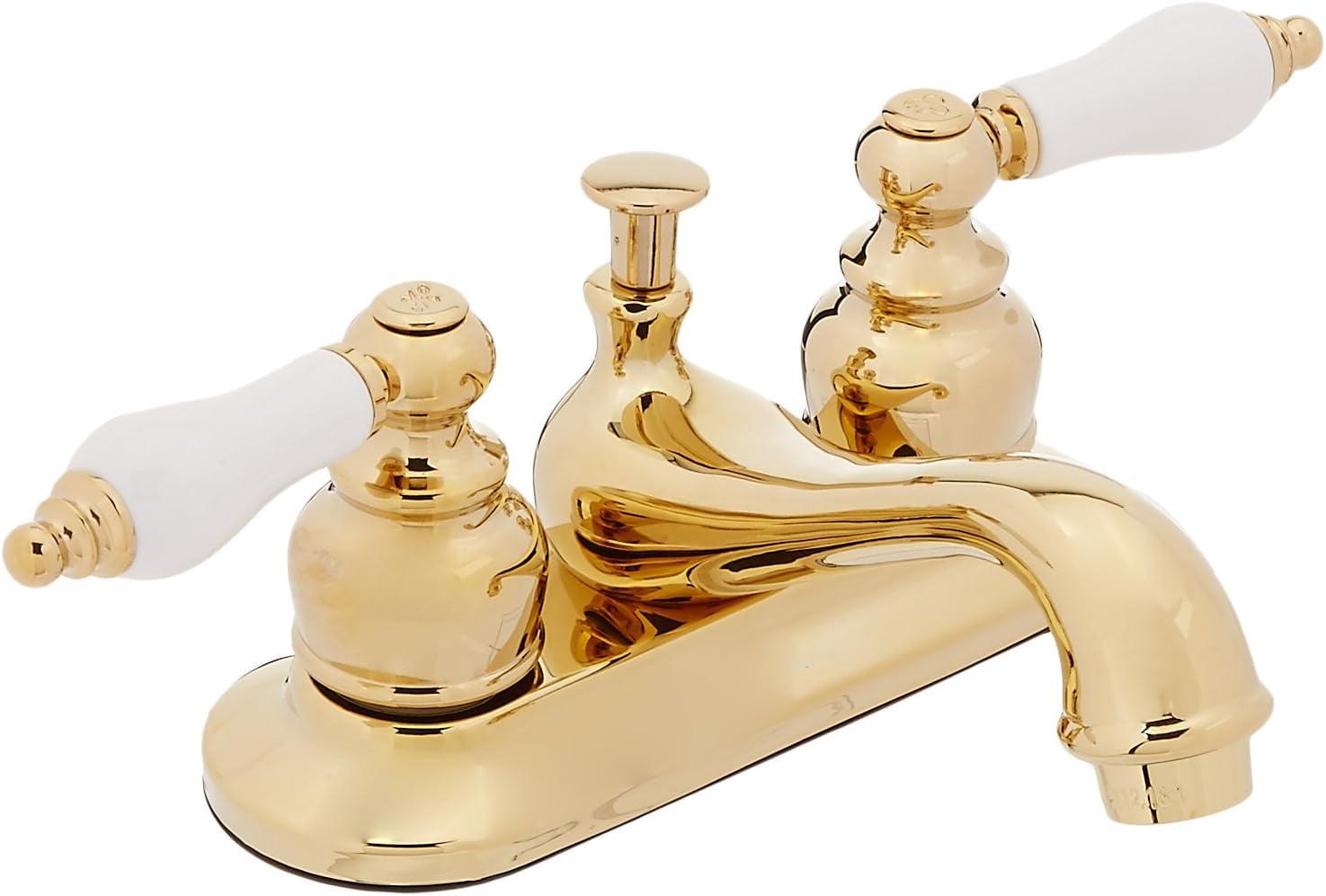 Elizabeth Centerset Bathroom Faucet with Drain Assembly