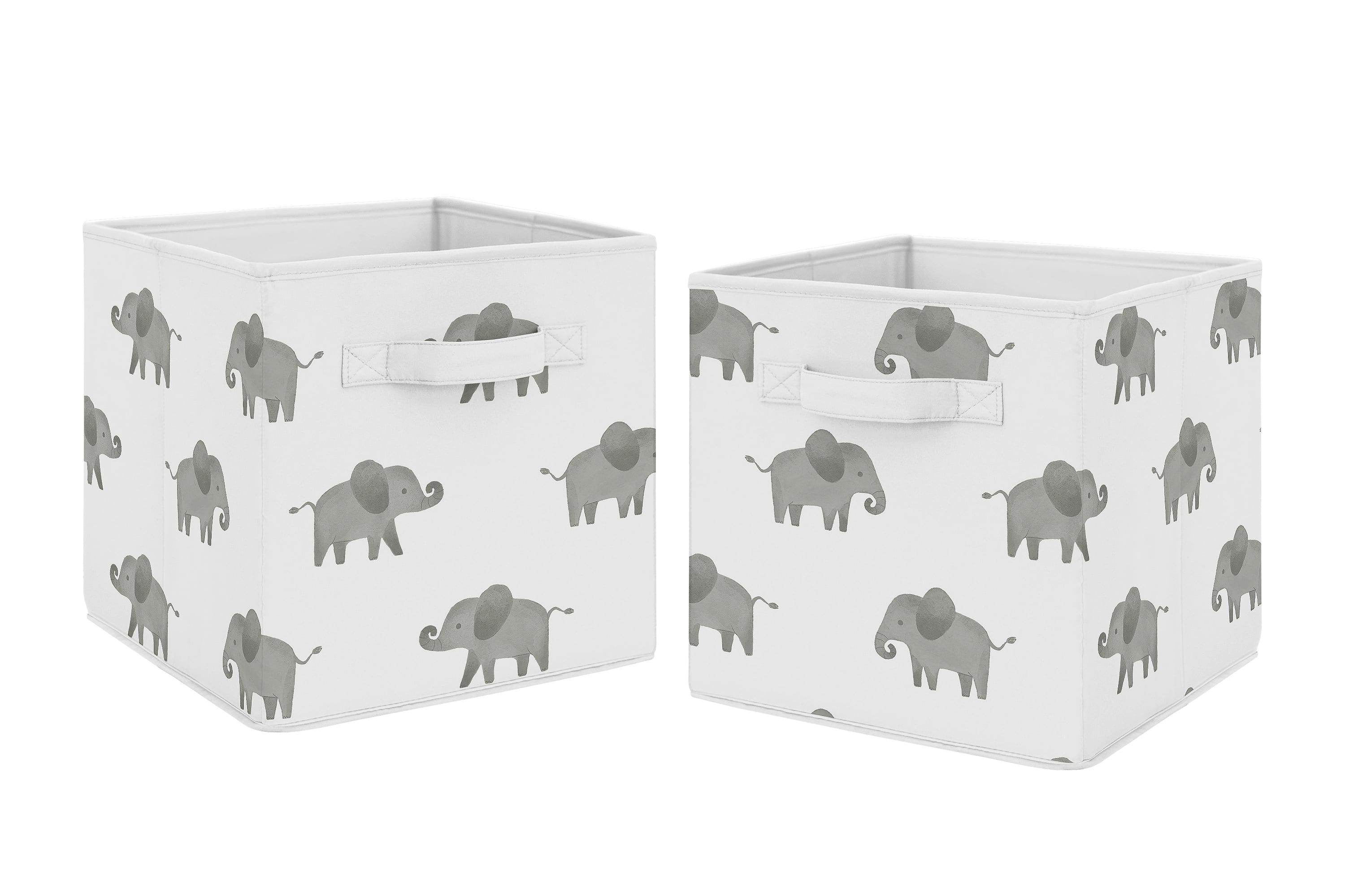 Elephant Fabric Bin