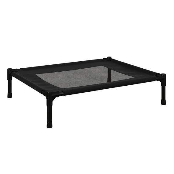 Petmaker PETMAKER 24.5x18.5-Inch Elevated Dog Bed, Black