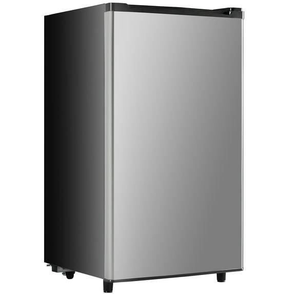 Elevon 3.2 Cu.Ft Mini Fridge with Freezer Small Refrigerator Single Door Adjustable Thermostat Energy-efficient Low Noise, Compact Fridge for Bedroom, Office, Dorm