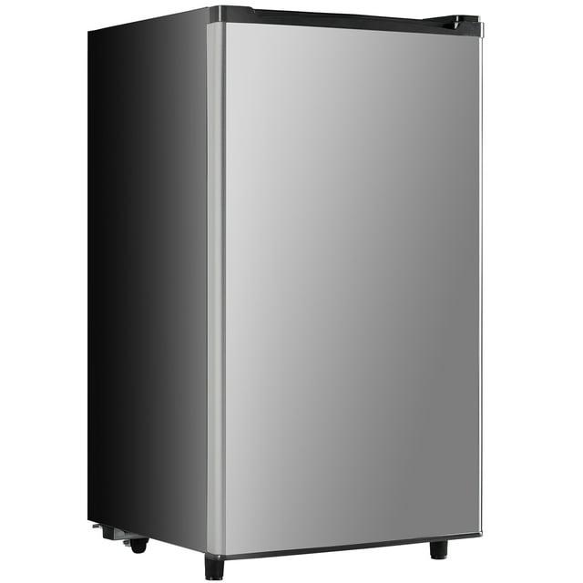 Elevon 3.2 Cu.Ft Mini Fridge with Freezer Small Refrigerator Single Door Adjustable Thermostat Energy-efficient Low Noise, Compact Fridge for Bedroom, Office, Dorm