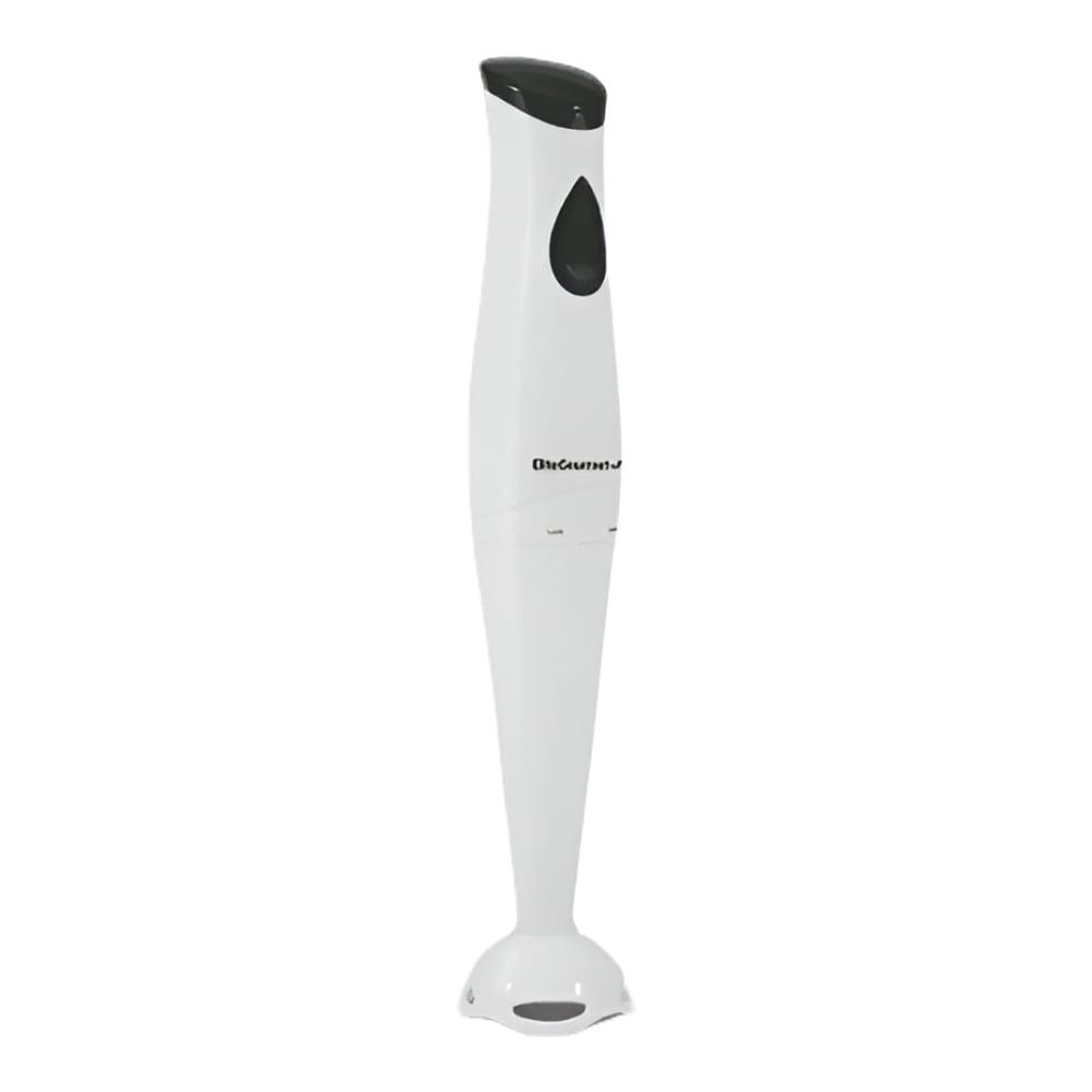 White Ergonomic Stainless Steel Immersion Hand Blender