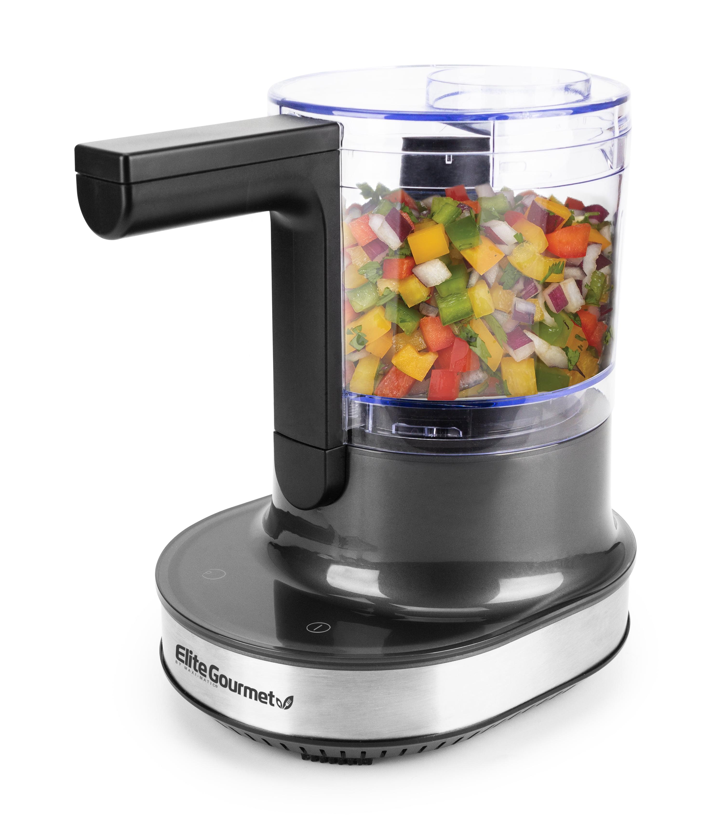 Elite Gourmet HoverChop 4-cup Touch Screen Food Chopper