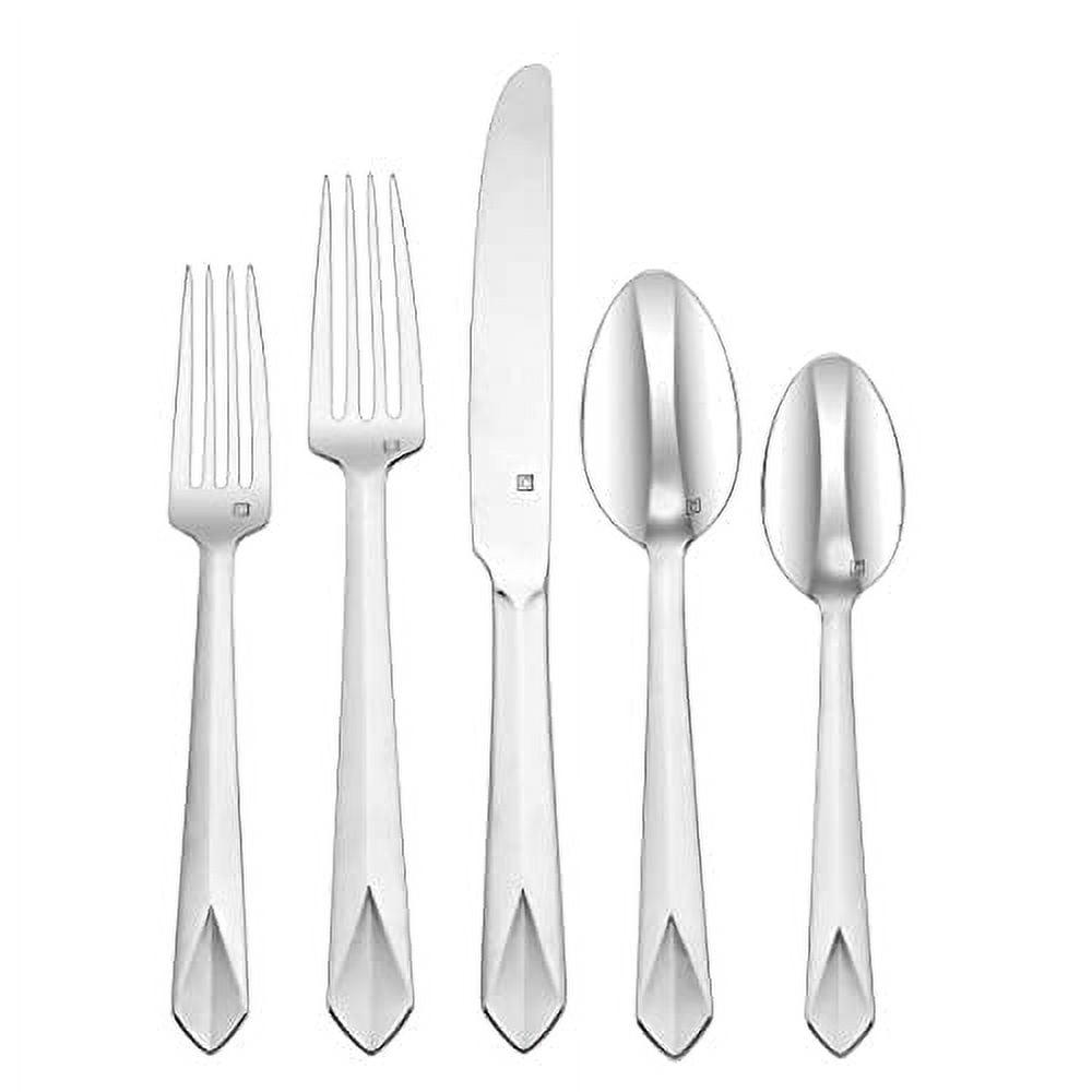 Cuisinart 20pc Stainless Steel Jolie Silverware Set: Flatware Set for 4, Corrosion & Stain-Resistant, Dishwasher-Safe