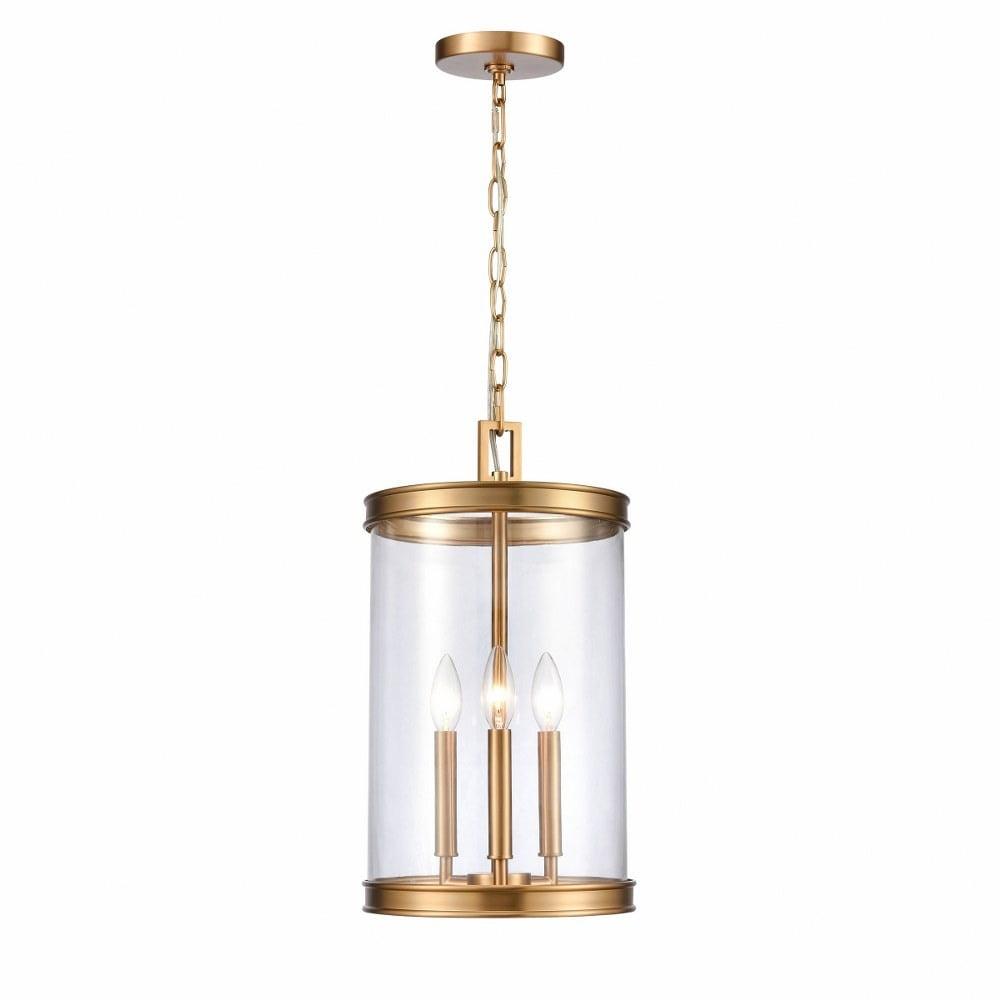 Elk Home Mendoza 3 - Light Pendant in  Brushed Gold