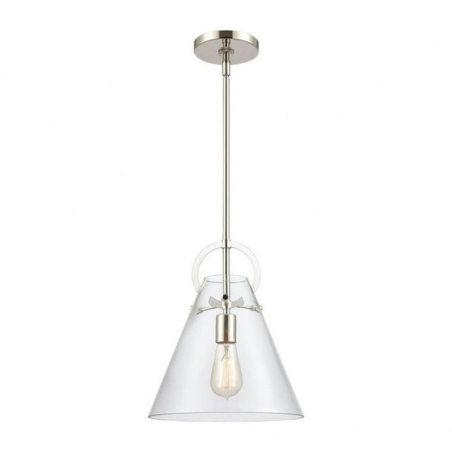 Elk Home Gabby 1 - Light Pendant in  Polished Nickel