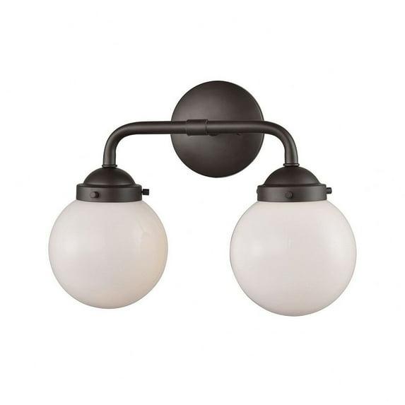 Thomas Lighting Beckett 2 - Light Vanity in  Oil Rubbed Bronze