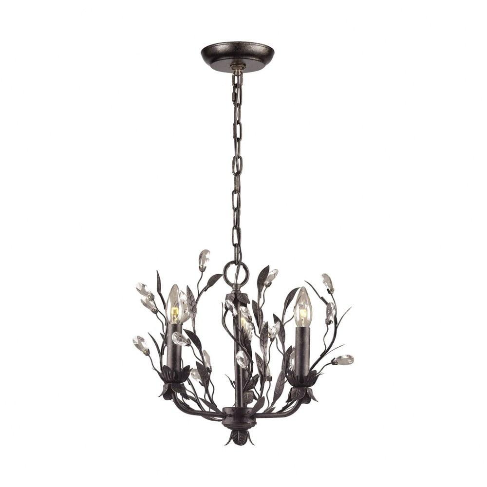 Elk Home 16-Inch Wide Circeo Chandelier, Traditional, Deep Rust