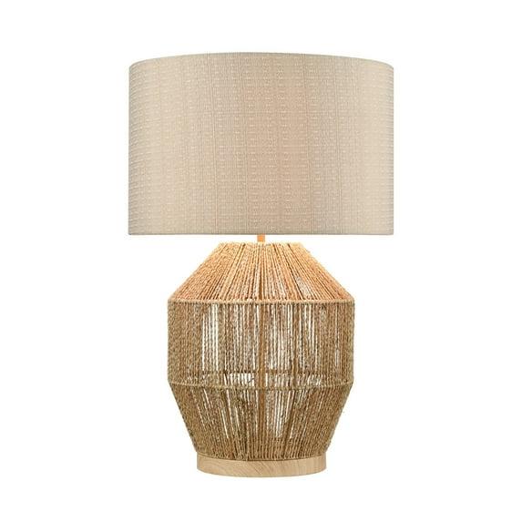Elk Home 16-Inch Wide Corsair Table Lamp, Transitional, Natural