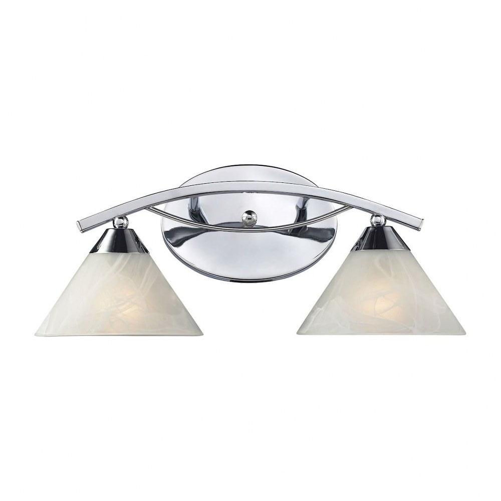 Elk Home Elysburg 2 - Light Vanity in  Polished Chrome