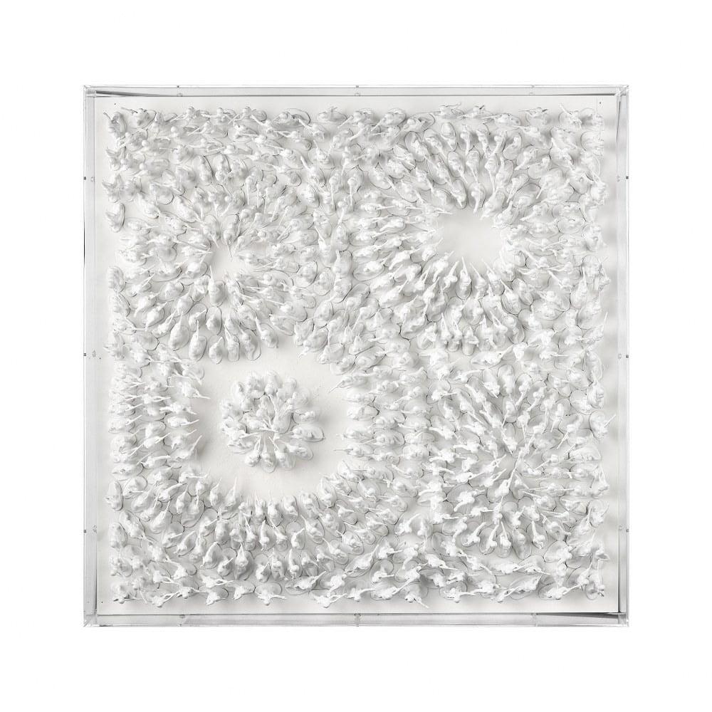 Elk Home 23.75-Inch Wide Viewpooint Wall Art, Contemporary, White