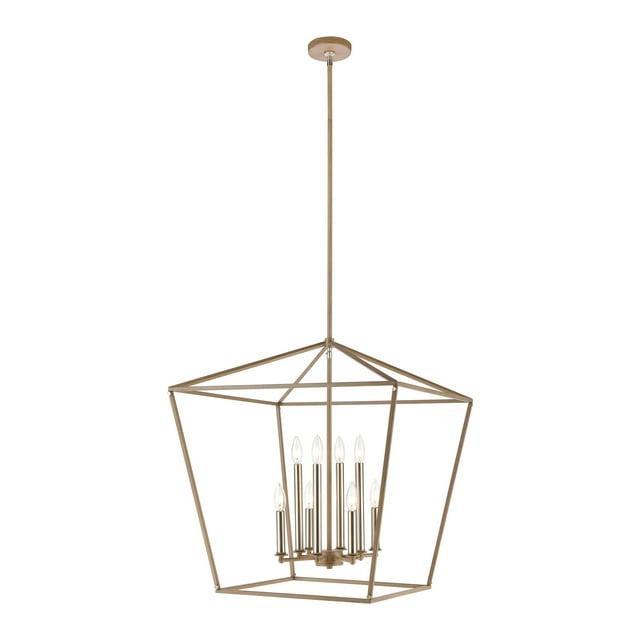 Elk Home 24-Inch Wide Fairfax Chandelier, Transitional, Light Wood