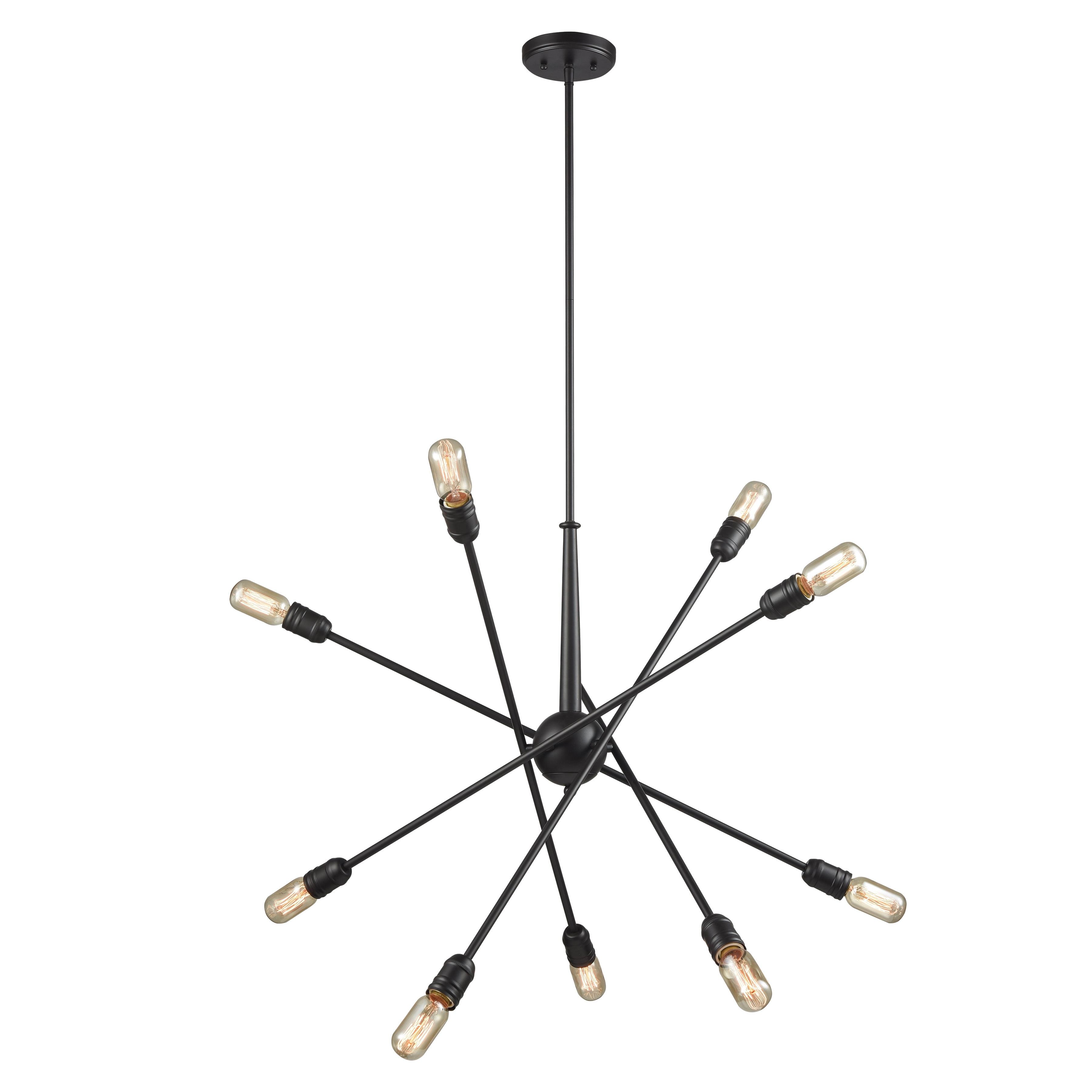 Elk Home Delphine 10 - Light Chandelier in  Oil Rubbed Bronze