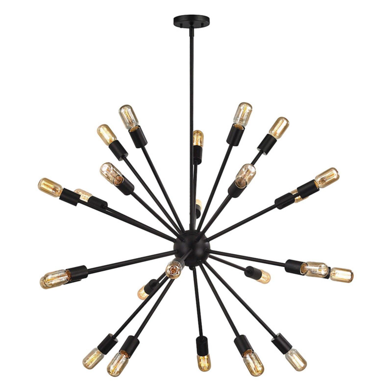 Delphine Oil Rubbed Bronze 24-Light Sputnik Chandelier