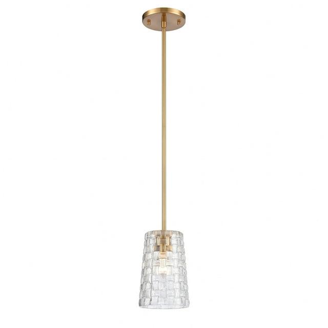 Elk Home Lightweave 1 - Light Pendant in  Satin Brass