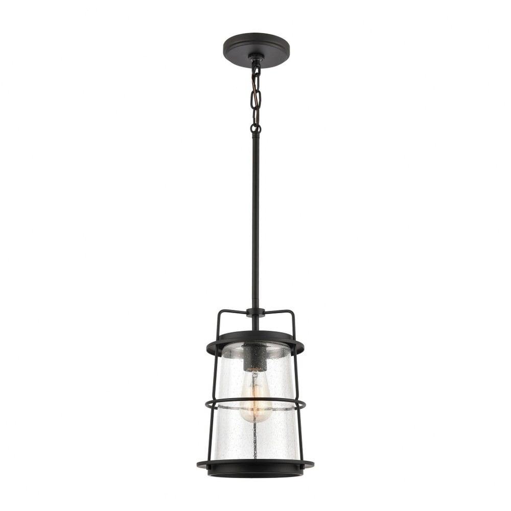 Elk Home Kennington 1 - Light Pendant in  Black