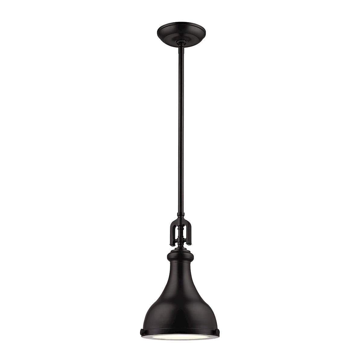 Elk Home Rutherford 1 - Light Pendant in  Oil Rubbed Bronze