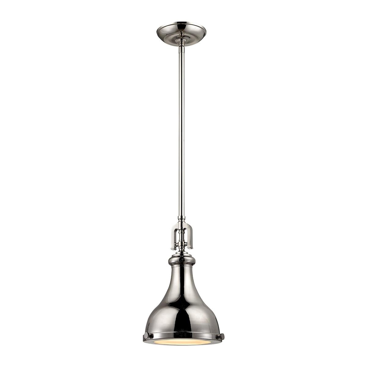Elk Home Rutherford 1 - Light Pendant in  Polished Nickel