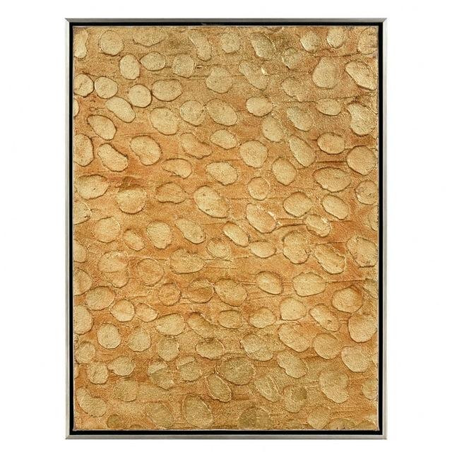 Elk Home Supreme 19" Modern Wood and Canvas Wall Art in Gold