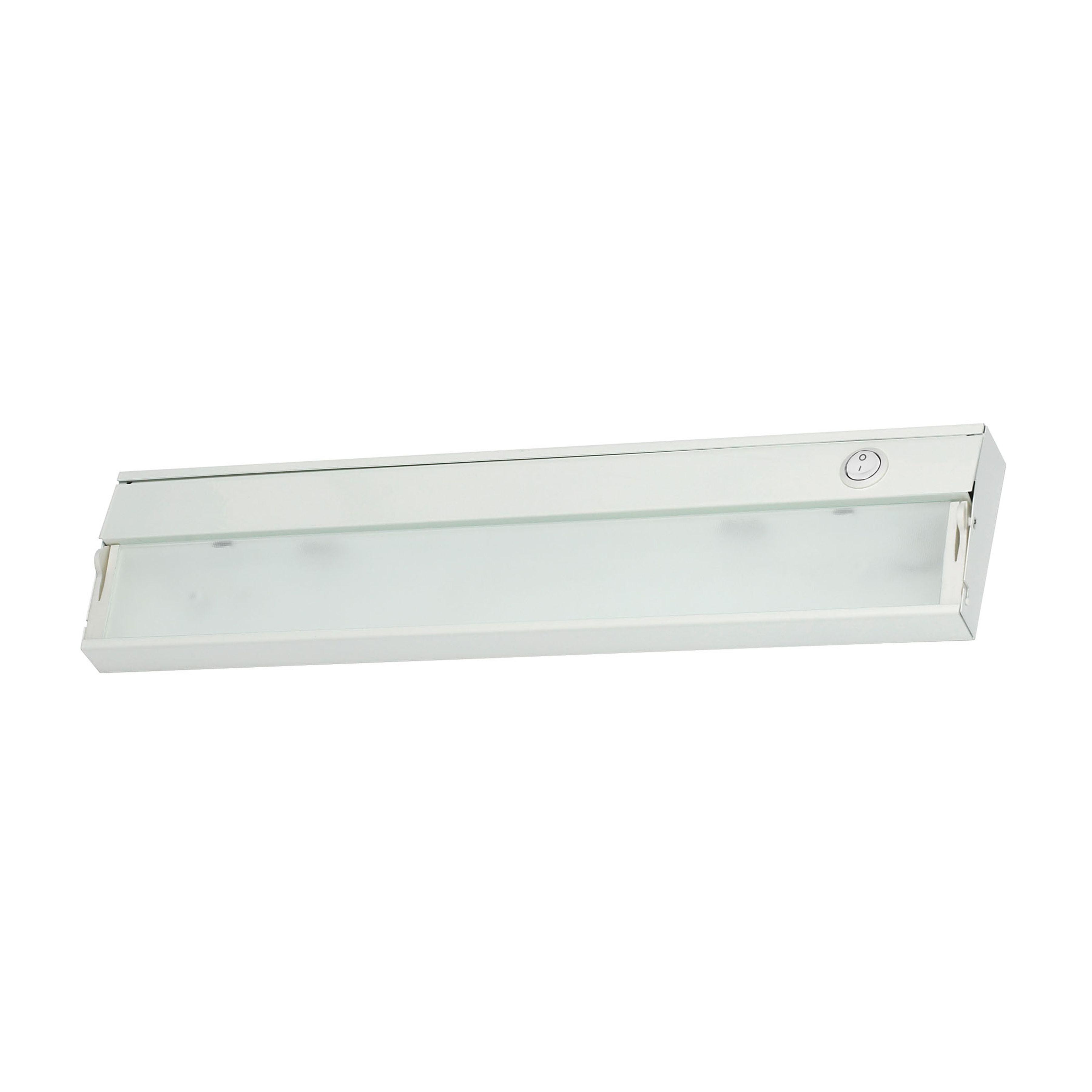 ZeeLite Modern White 2-Light Under-Cabinet Xenon Lamp