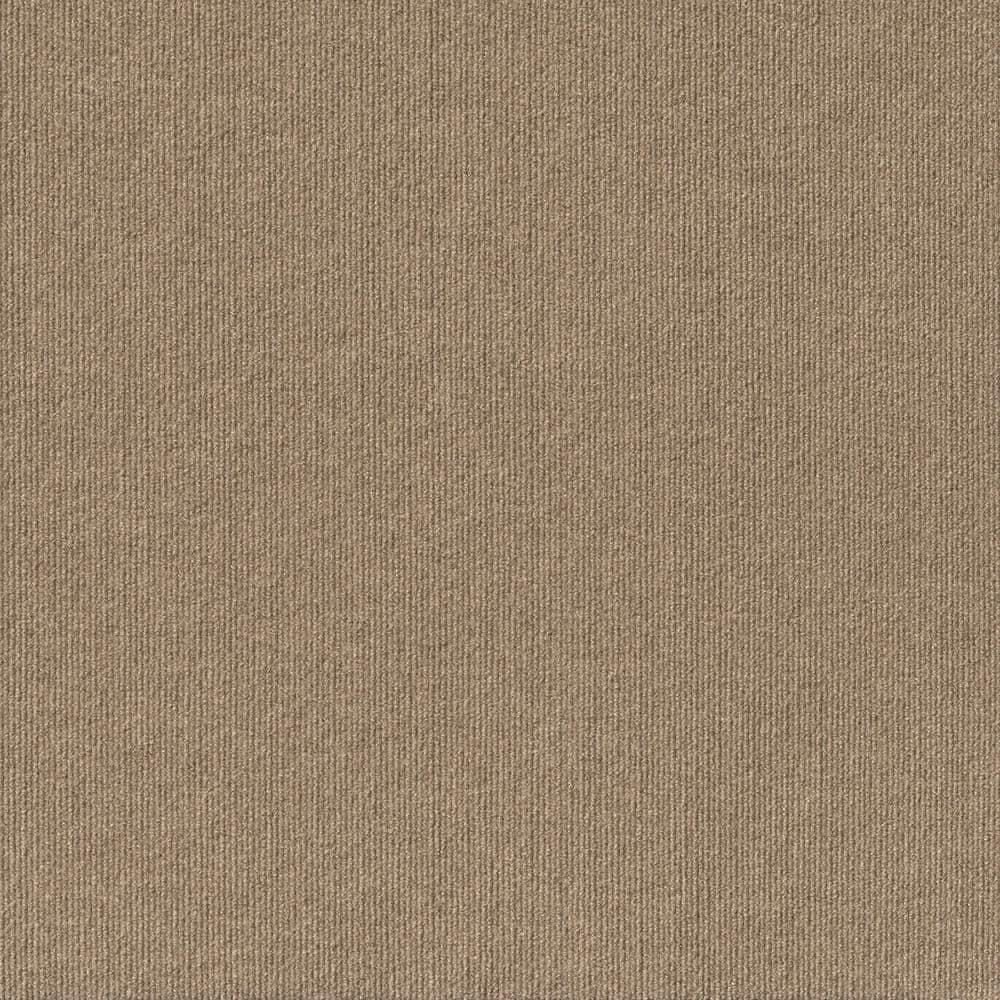 Taupe Beige 24x24 Peel and Stick Carpet Tile