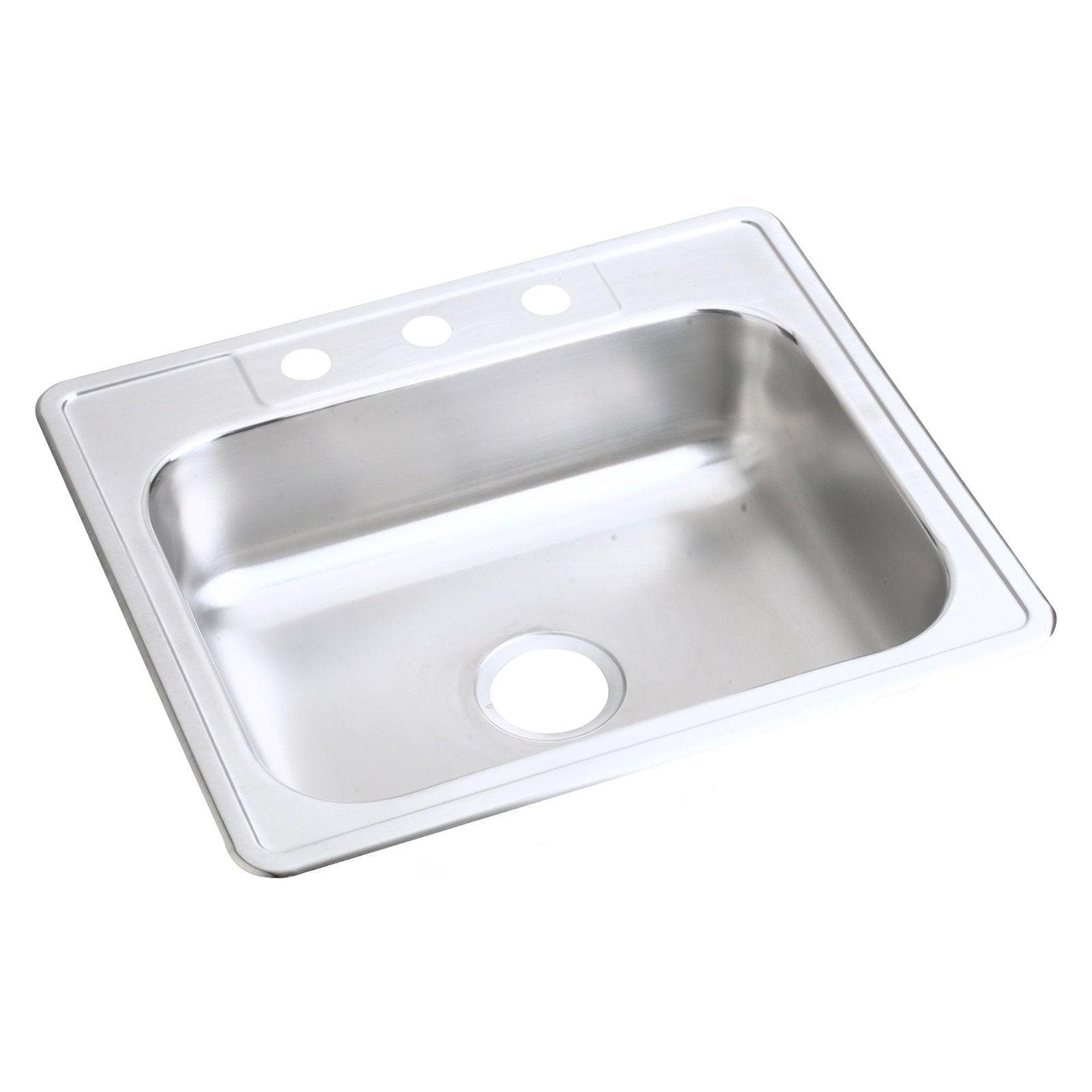 Dayton 25" L x 21" W Drop-In Kitchen Sink