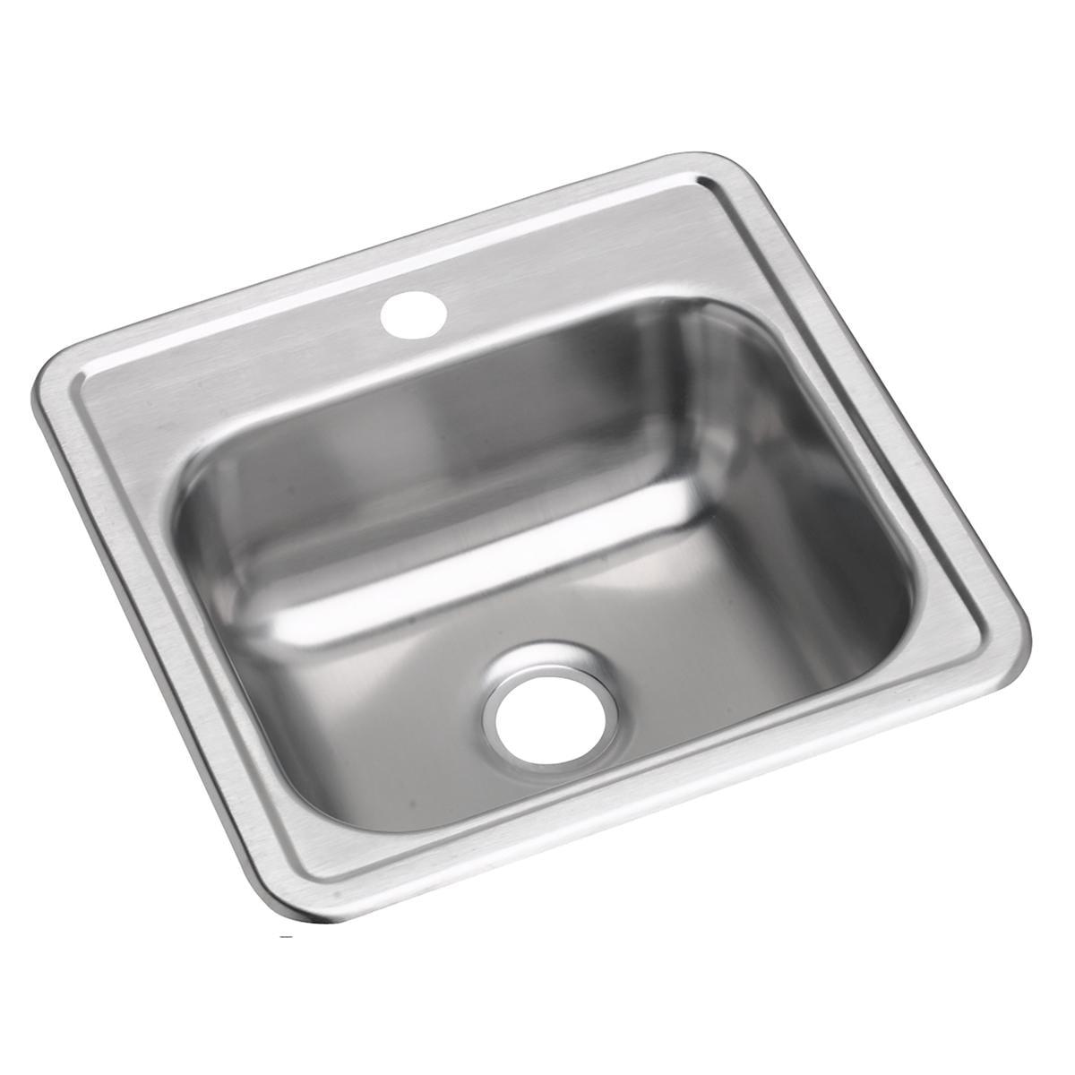 Dayton 15" L x 15" W Drop-In Bar Sink