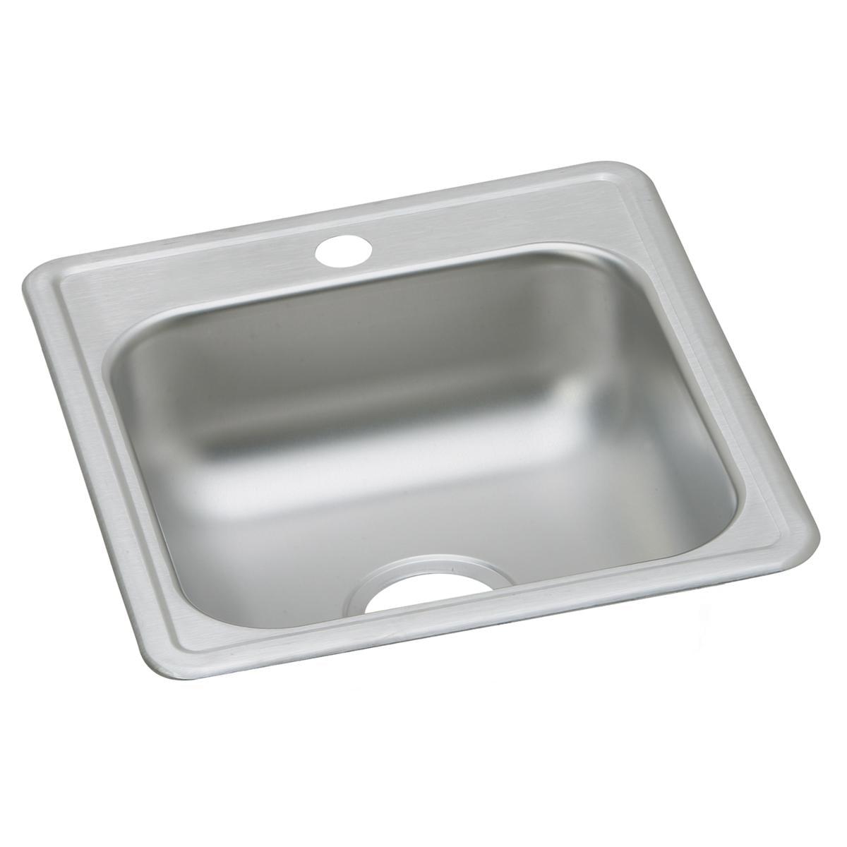 Elkay Dayton Stainless Steel Single Bowl Drop-in Bar Sink