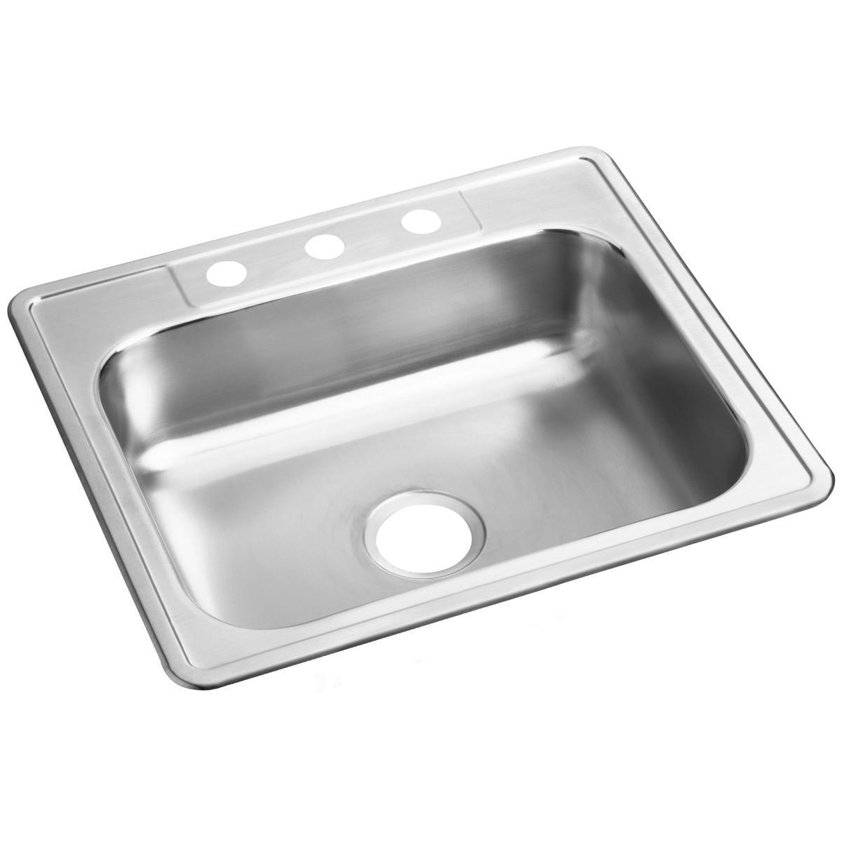 Dayton 25" L x 21" W Drop-In Kitchen Sink