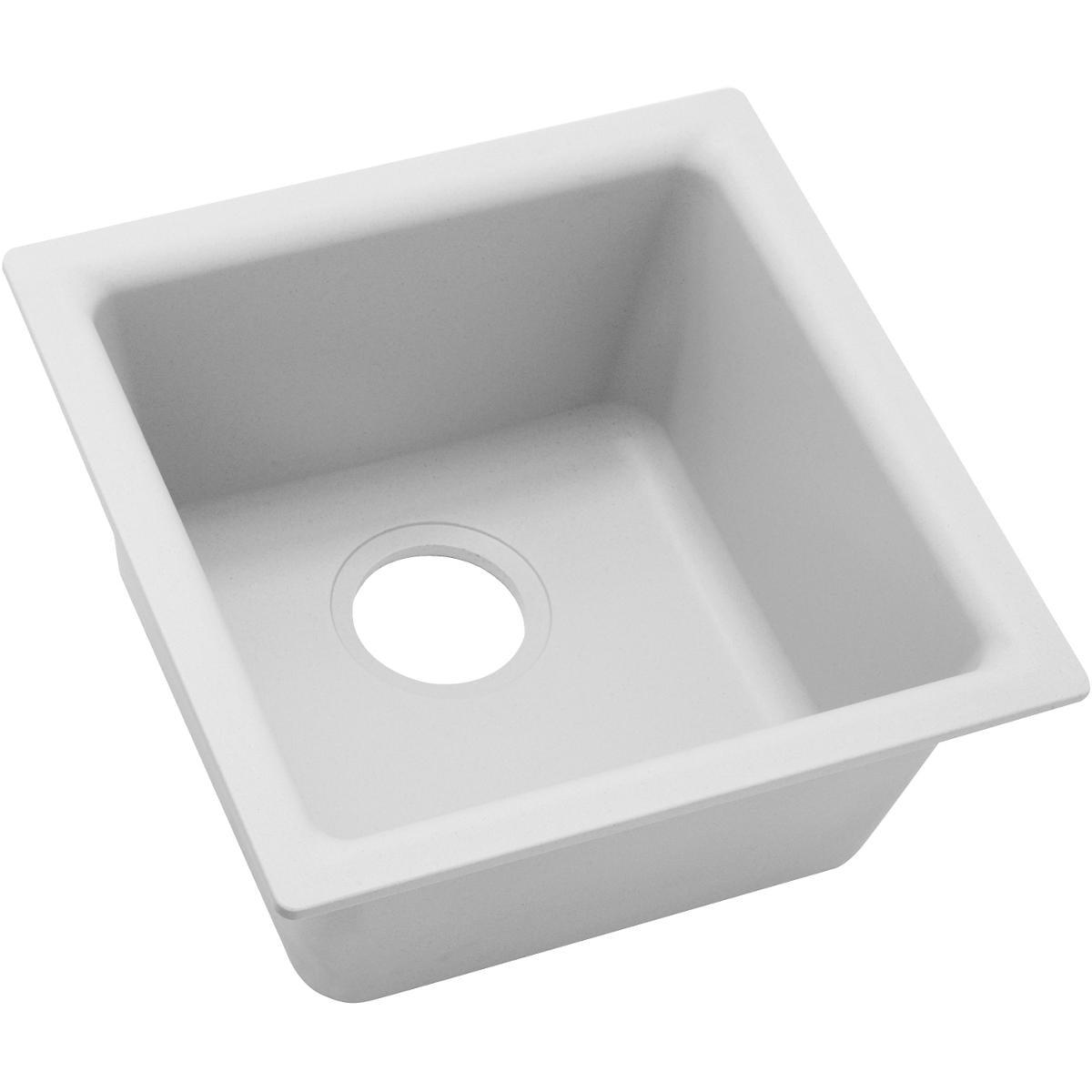 Quartz Classic 15-3/4" x 15-3/4" x 7-11/16" Dual Bar Sink