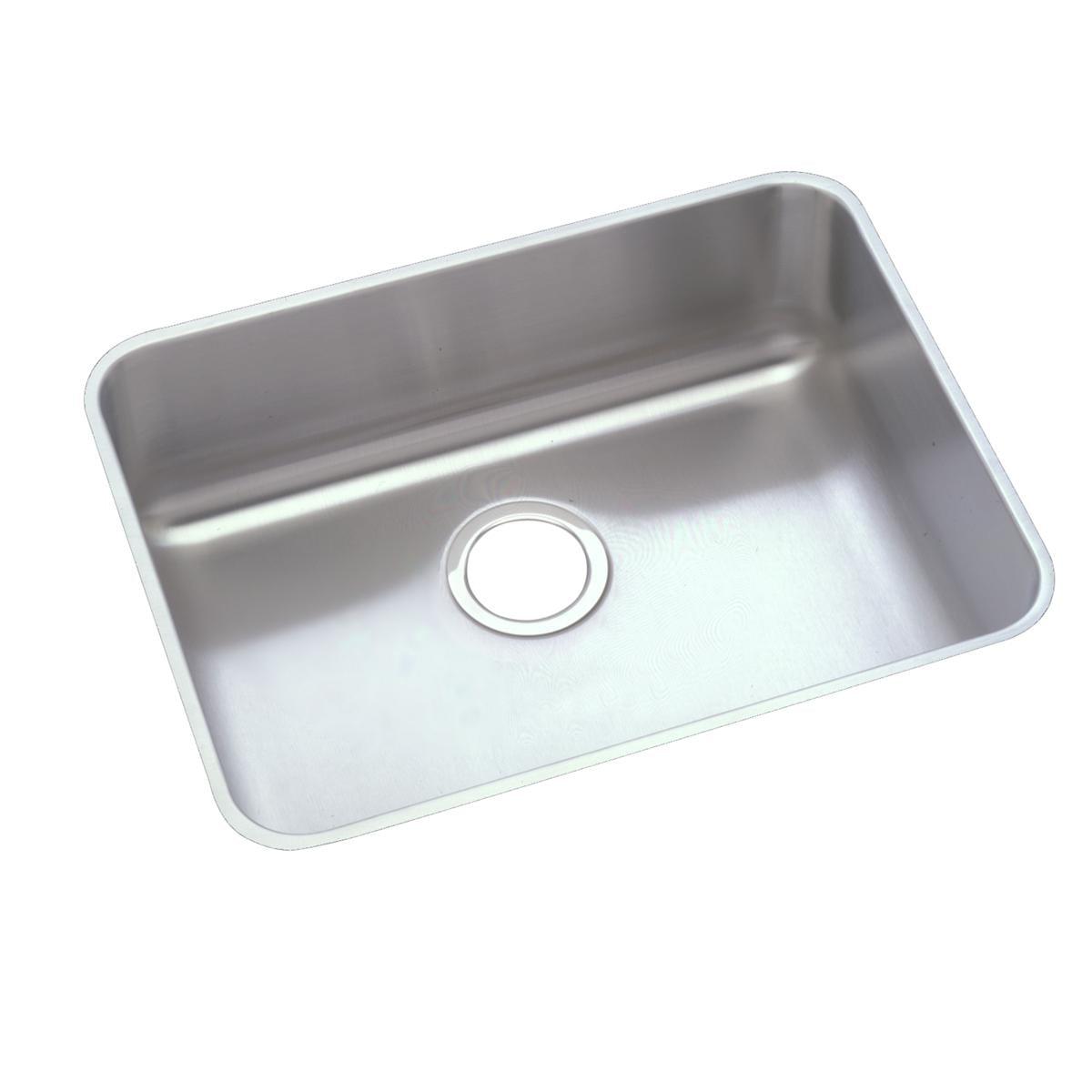 Lustertone Classic Stainless Steel Single Bowl Undermount Sink