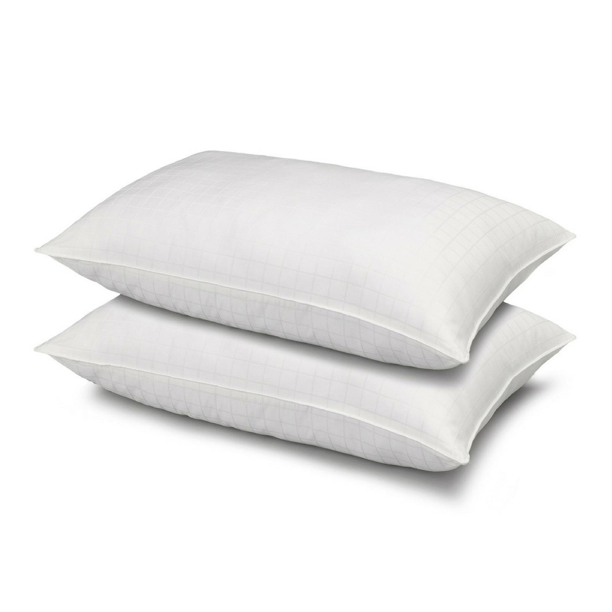 Standard White Cotton Down Alternative Pillow Set