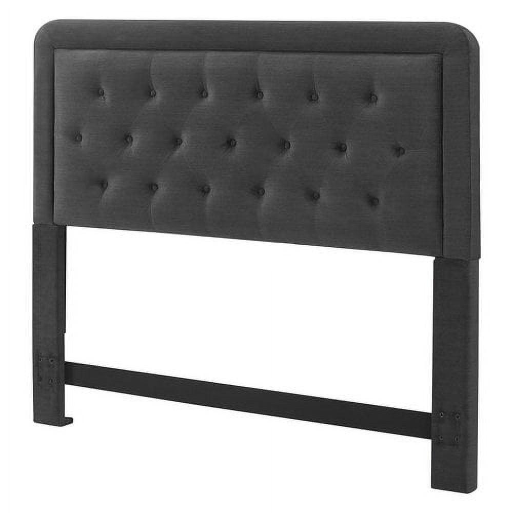 Elle Decor Amery Elle Décor Diamond Stitched Tufted Headboard with Padded Button-Tufting