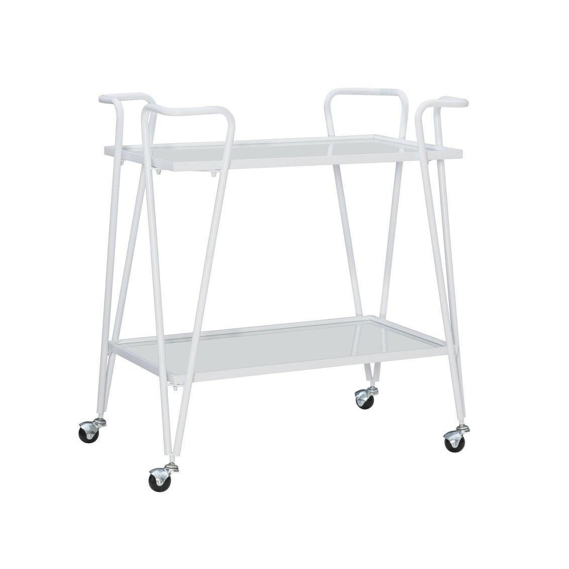 Ellie Steel/Mirror Bar Cart