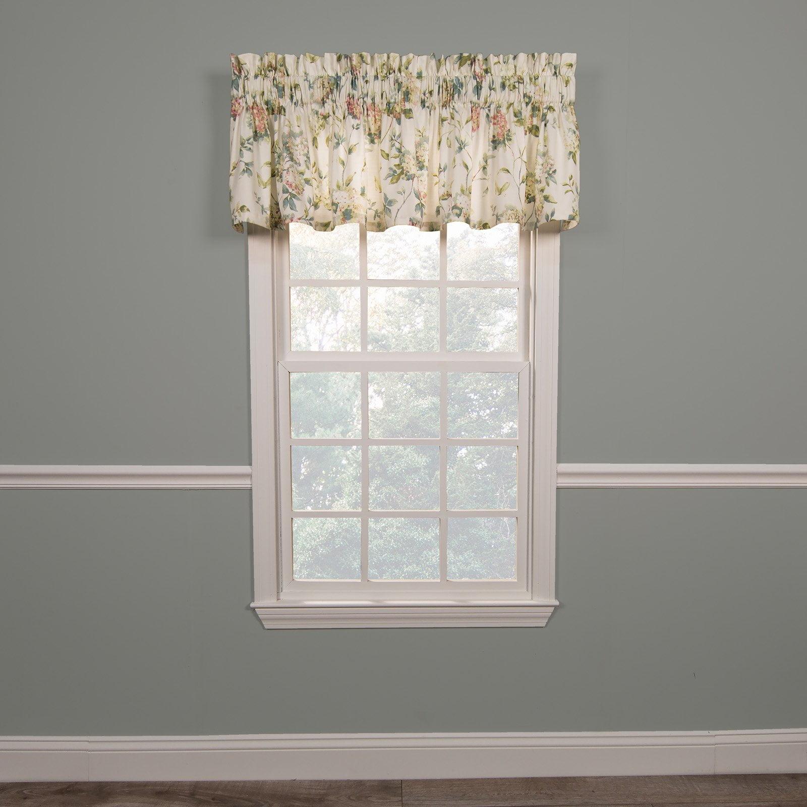 Abigail Multi-Color Floral Cotton-Blend Rod Pocket Valance